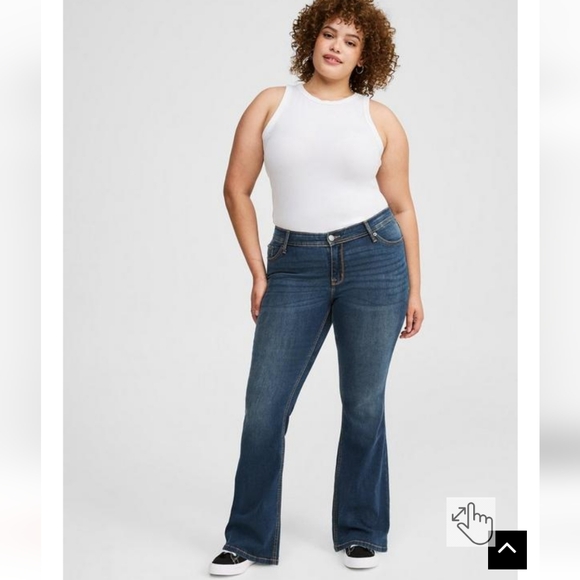 torrid Denim - Torrid Luxe Slim Boot Jean - Super Stretch Medium Wash sz 12s